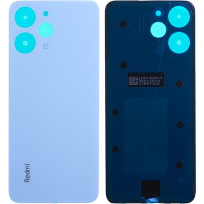 Задняя крышка для Xiaomi Redmi 12, с проклейкой (Sky Blue)