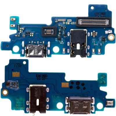 Нижняя плата коннектора зарядки для Samsung Galaxy A31 A315/Galaxy A31 2020 A315F - интернет-магазин запасных частей для телефонов и электроники MaxService