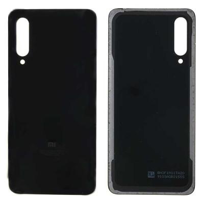 Задняя крышка для Xiaomi Mi 9 (оригинал Б/У, черная)