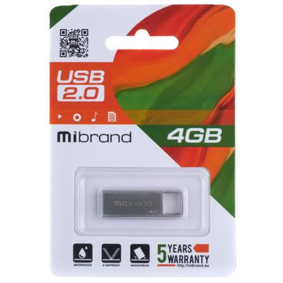 Флешка Mibrand Shark, USB 2.0, USB-A, 4Gb - интернет-магазин запасных частей для телефонов и электроники MaxService