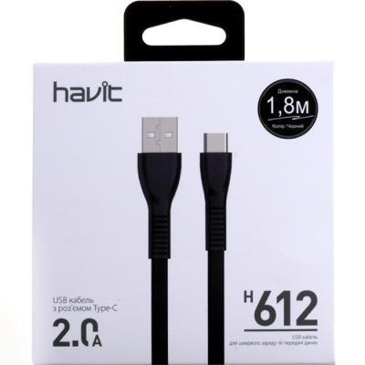USB дата-кабель для Havit HV-H612, USB Type-C, 2A - интернет-магазин запасных частей для телефонов и электроники MaxService