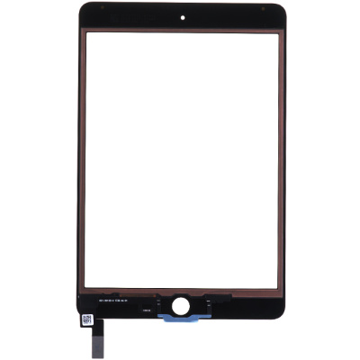Сенсор для Apple iPad mini, A1489 iPad mini 2 A1490, с кнопкой home (без микросхемы, черный)