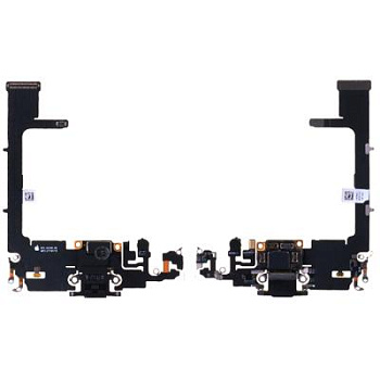 Шлейф коннектора зарядки для Apple iPhone 11 Pro, с микрофоном и платой зарядки, 821-02140-06 - интернет-магазин запасных частей для телефонов и электроники MaxService