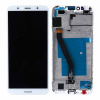 Дисплей Huawei Y6 2018, ATU-L21, Y6 Prime, Honor 7C, AUM-L41, з рамкою (з логотипом Huawei, білий)