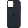 Чехол Silicone Case для Apple iPhone 12 mini (Black)
