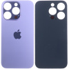 Задняя крышка для iPhone 14 Pro, большой вырез под камеру (Deep Purple)