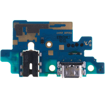 Нижняя плата для Samsung Galaxy A40 A405 коннектора зарядки, оригинал, восстановлена - интернет-магазин запасных частей для телефонов и электроники MaxService