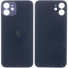 Задняя крышка для iPhone 12 (большой вырез под камеру, Black)