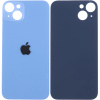 Задняя крышка для iPhone 14 Plus, большой вырез под камеру, оригинал (Blue)