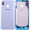 Задня кришка Samsung Galaxy A30 A305, зі склом камери, оригінал Китай (біла)
