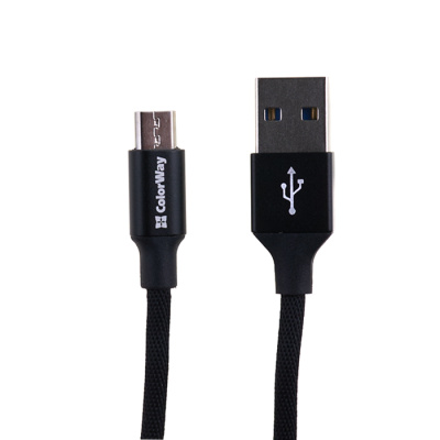 Сетевое зарядное устройство Colorway CW-CHS012-BK, USB 1, 3.4A, 2A, 10 Вт, 5 В, с USB кабелем - интернет-магазин запасных частей для телефонов и электроники MaxService