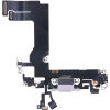 Шлейф коннектора зарядки для iPhone 13 mini, с микрофоном, оригинал, с разборки (White)