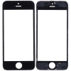 Стекло экрана под переклейку iPhone 5c, с рамкой (черный)
