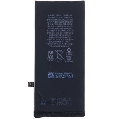 Аккумулятор для iPhone XR (Li-ion, 2942mAh, 3.79В) оригинал, с разборки (100%, 173 циклов зарядки) - интернет-магазин запасных частей для телефонов и электроники MaxService