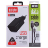 Сетевое зарядное устройство Colorway CW-CHS012-BK, USB 1, 3.4A, 2A, 10 Вт, 5 В, с USB кабелем - интернет-магазин запасных частей для телефонов и электроники MaxService