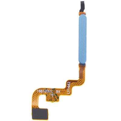 Шлейф сканера отпечатка для Xiaomi Redmi Note 11 4G/Poco M4 Pro, с кнопкой включения, оригинал (Light Blue)