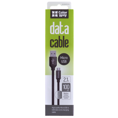 Сетевое зарядное устройство Colorway CW-CHS012-BK, USB 1, 3.4A, 2A, 10 Вт, 5 В, с USB кабелем - интернет-магазин запасных частей для телефонов и электроники MaxService