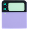 Задняя крышка (верх+низ) для Samsung Galaxy Z Flip3 5G F711, с стеклом камеры (Lavender)