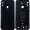 Задняя крышка Asus ZenFone Max M2 ZB633KL, с боковыми кнопками и стеклом камеры, оригинал (Midnight Black)
