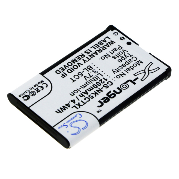 Акумулятор Cameron Sino BL-5CT для Nokia (Li-ion, 1200mAh, 3.7В) - інтернет-магазин запасних частин для телефонів та електроніки MaxService