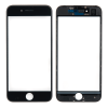 Стекло экрана под переклейку для iPhone 7, с рамкой и сеткой динамика (черное)
